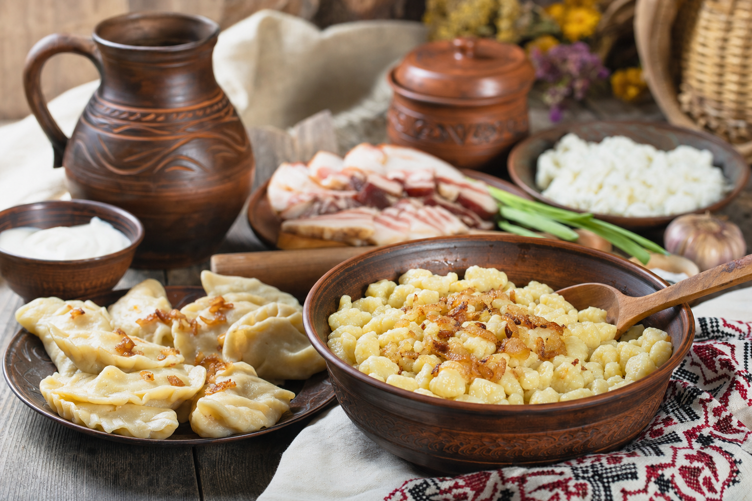 Полтавская кухня: галушки, вареники и казацкие традиции