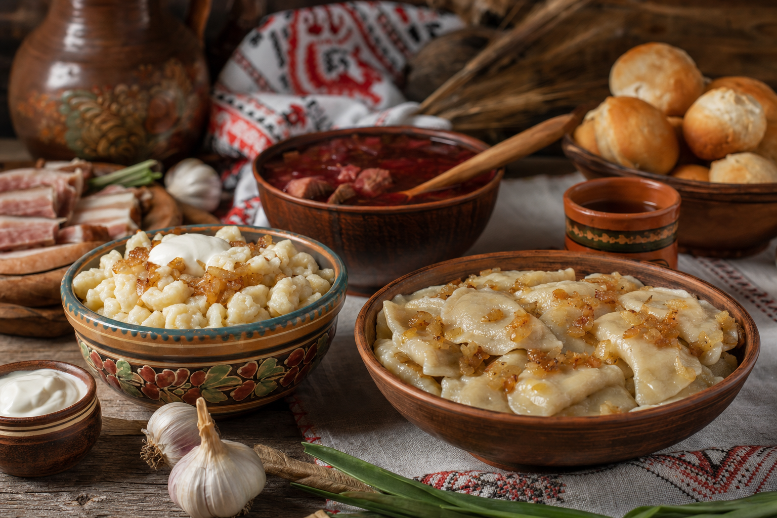 Полтавская кухня: галушки, вареники и казацкие традиции