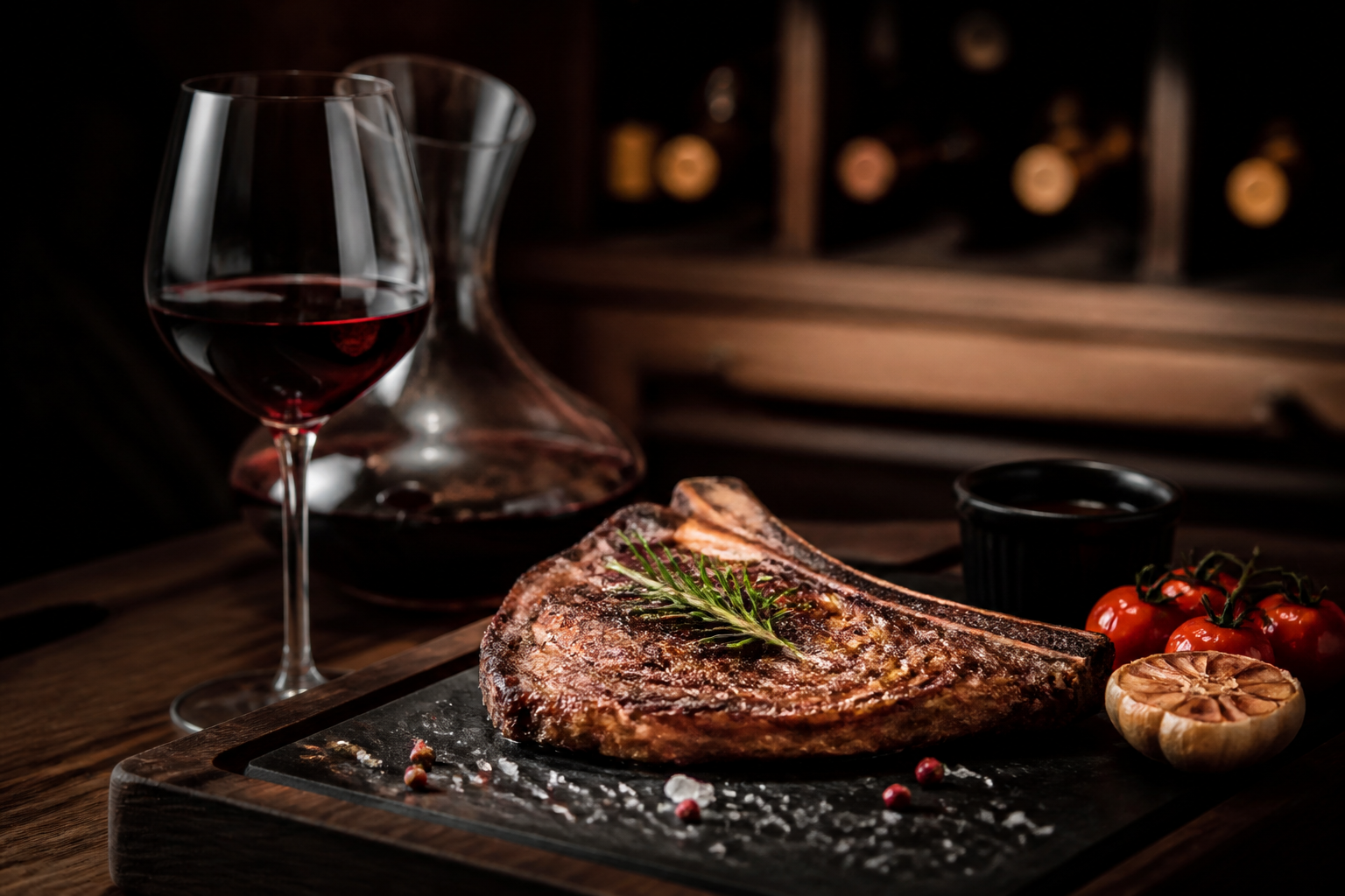 BEEF meat & wine